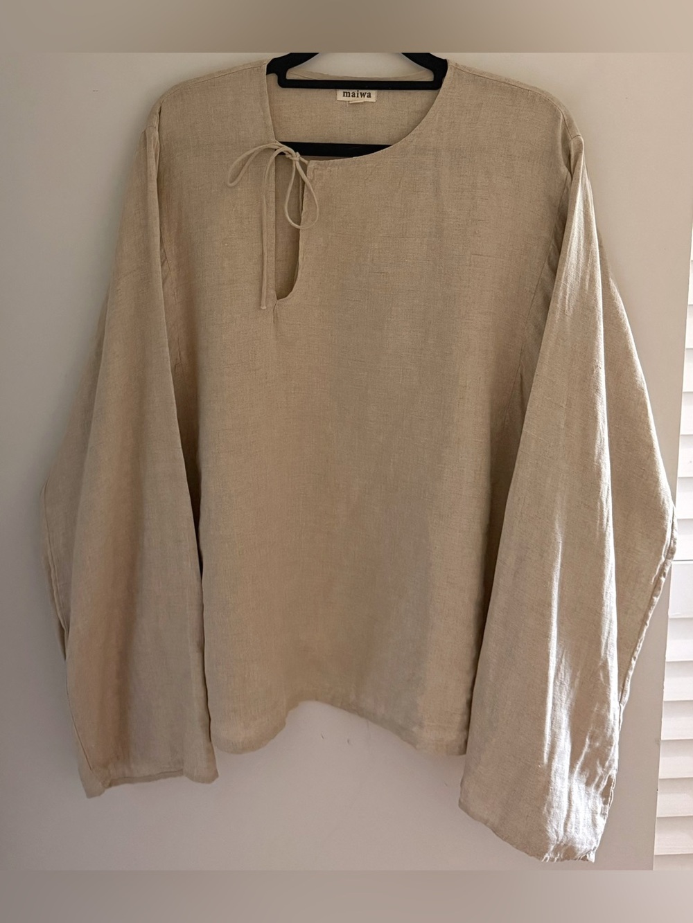 Maiwa Linen Blouse L
